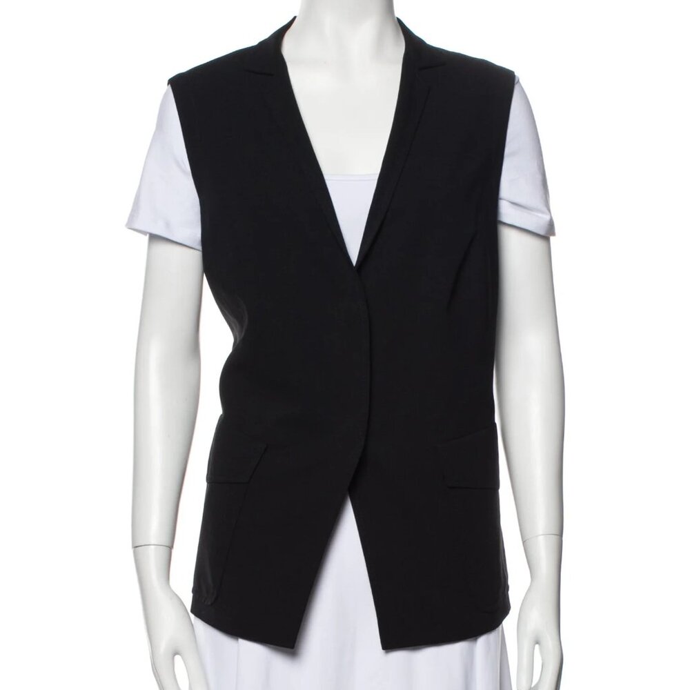 Akris • Black Vest • XL US14 FR46